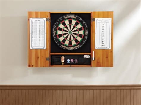 Viper Metropolitan Steel Tip Dartboard Cabinet with 